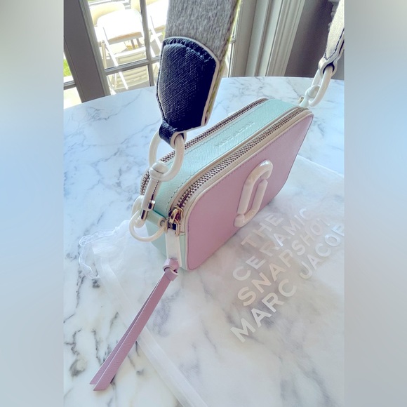 Marc Jacobs Ceramic Snapshot Bag (Light Purple/Multi) - Picture 9 of 15